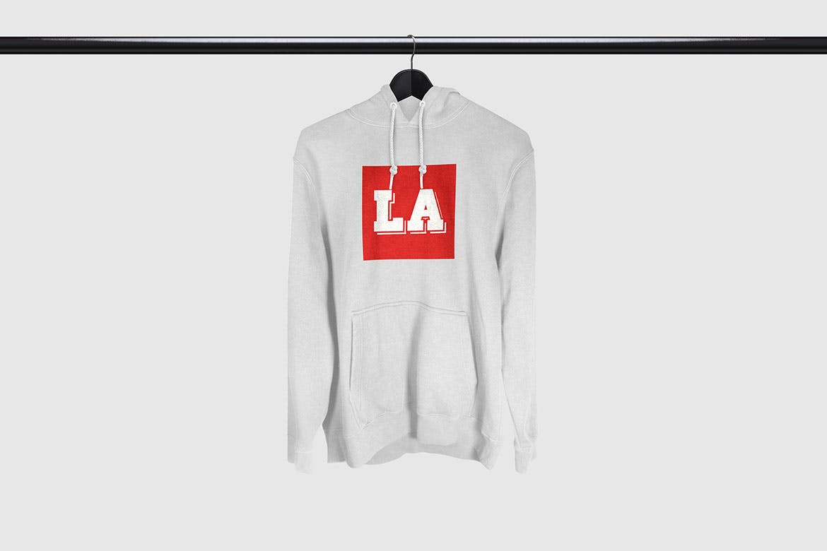 彩色连帽衫运动衫卫衣设计图样机模板 Color Hoodie Sweatshirt Mockup插图(8)