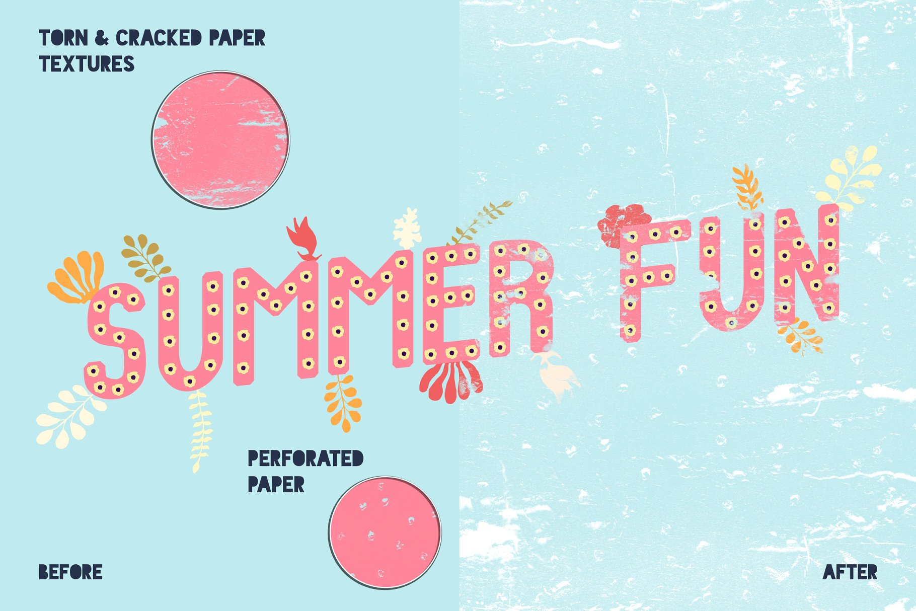 撕破做旧纸张纹理 Scratched & Torn paper textures插图(1)