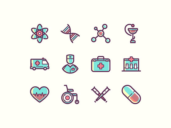 Medical Icons Color素材之家精选sketch素材
