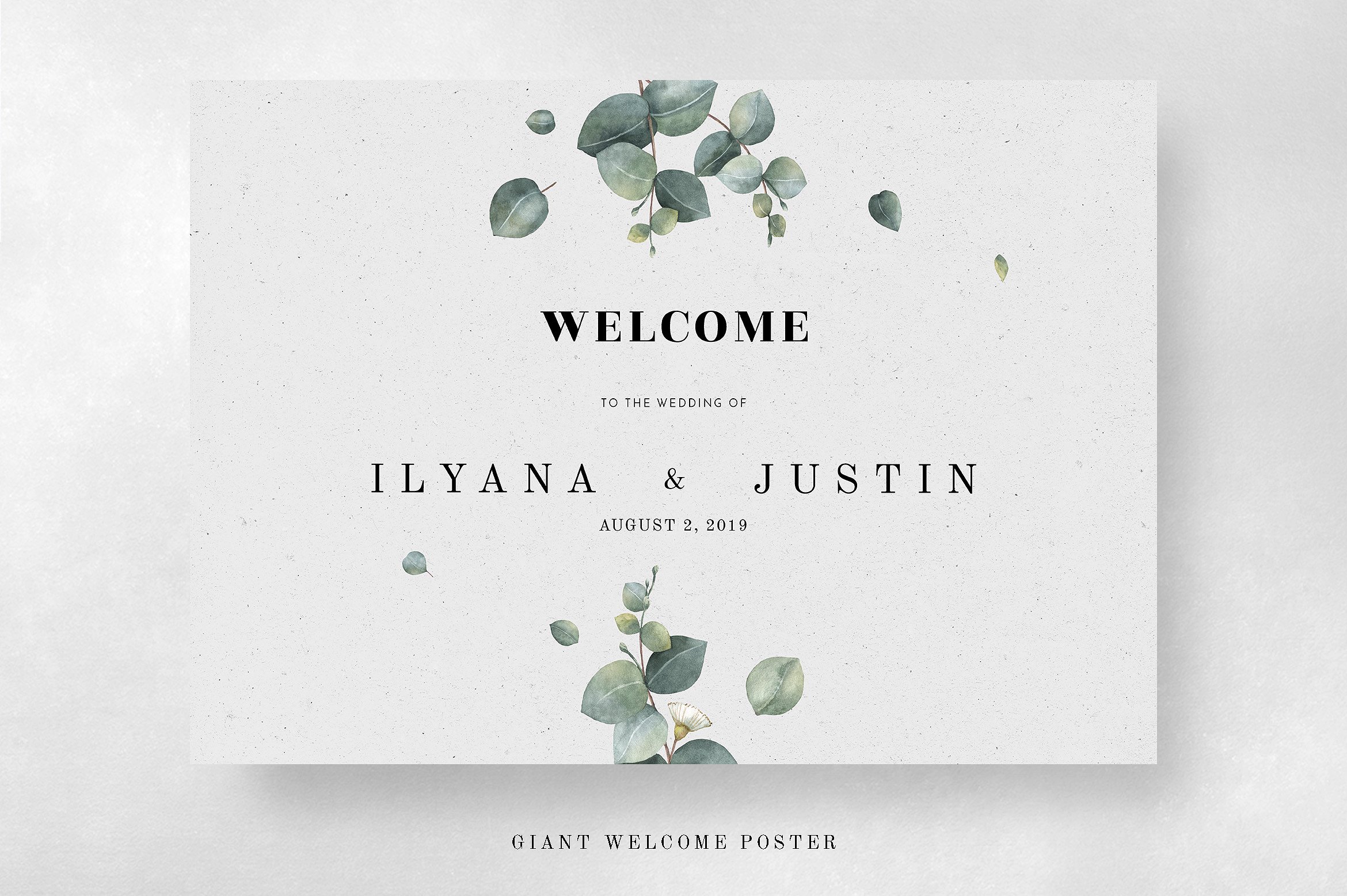 桉树树叶装饰婚礼设计套件 Eucalyptus Foliage Wedding Suite插图(6)