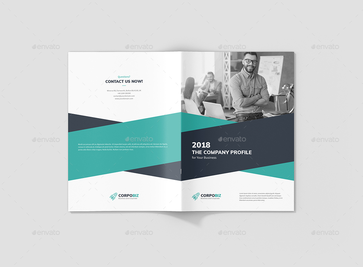 企业公司极简主义风格简介宣传册3合1插图(11)