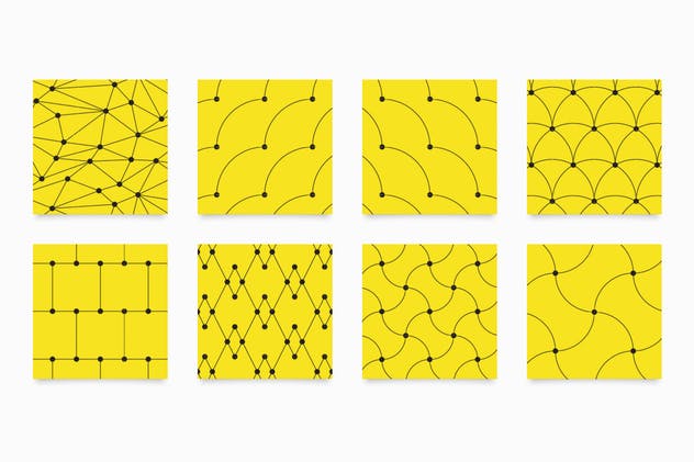 100种风格外观包装设计线条图案纹理 Line Patterns插图(7)