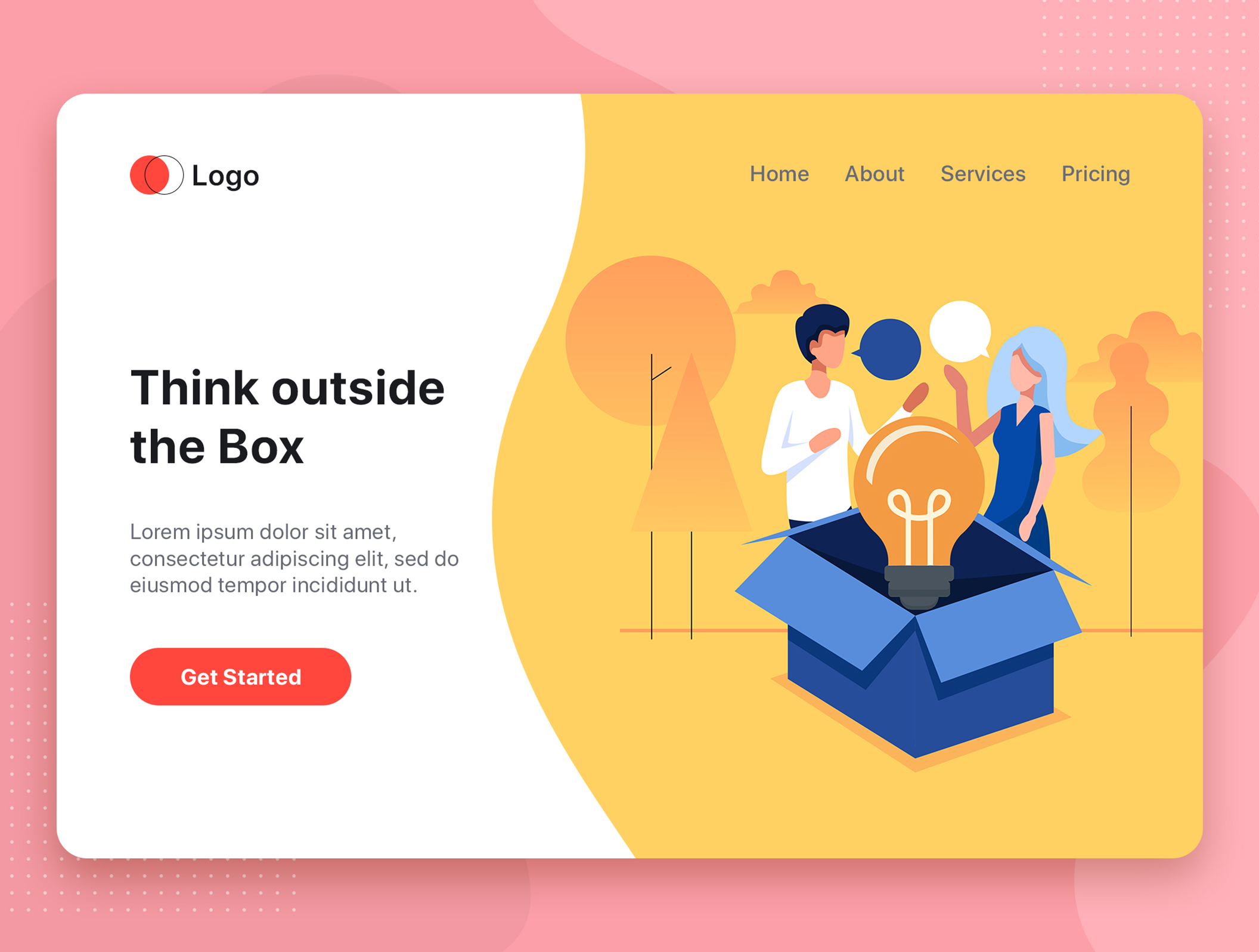 素材库下午茶：学习生活场景矢量网站设计插画素材插图(7)