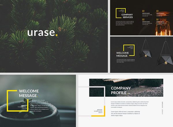 105页创意幻灯片模板 Urase – Creative Powerpoint Template