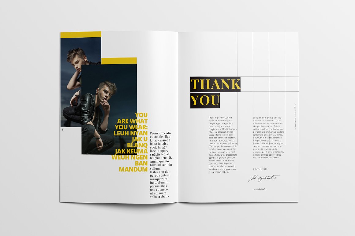 时尚极简的代言人简介杂志模板下载[indd]插图(19)