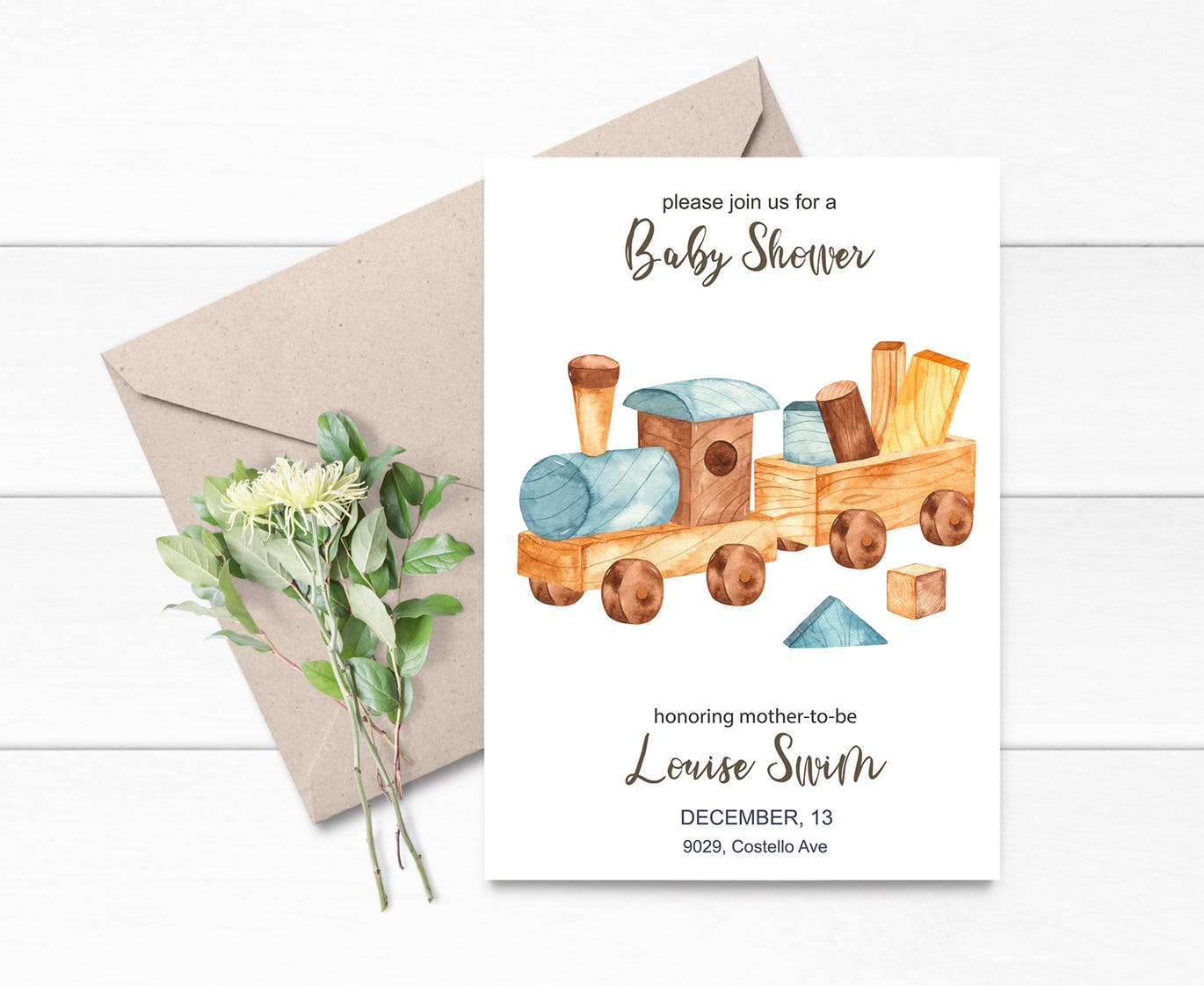 儿童玩具水彩画剪贴画/卡片/图案素材包 Watercolor kids toys. Clipart, cards, patterns插图(6)