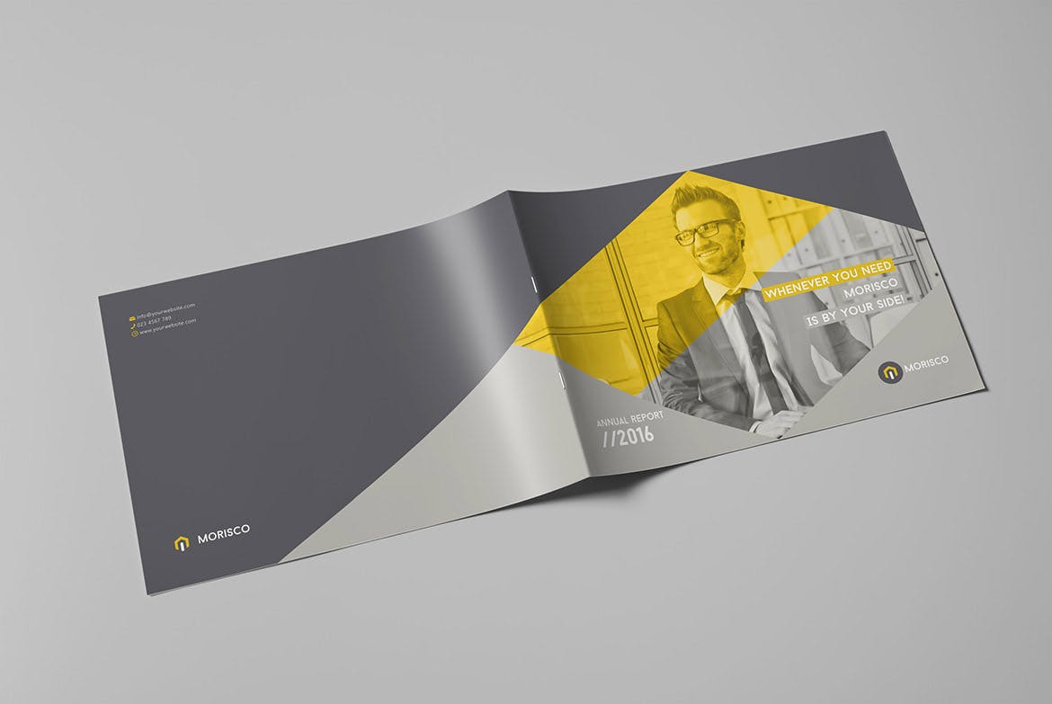 企业年度报告横版设计模板 Annual Report 2016/2017 – Landscape插图(12)