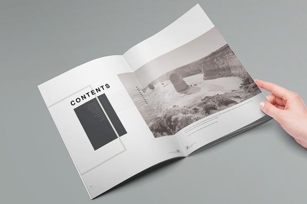 时尚品牌杂志书籍样机 The Muse – Brand Book Template插图(10)