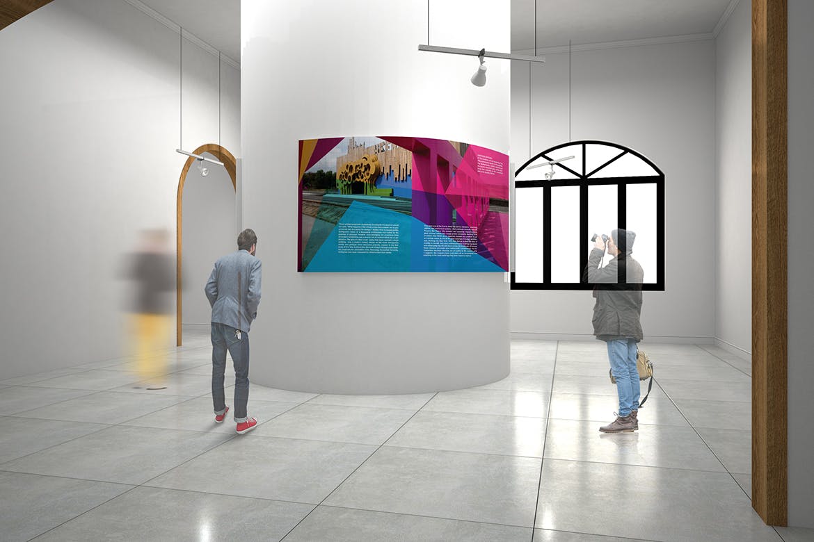 室内油画展览画框样机素材v10 Exhibittion Mockup [vol10]插图(2)