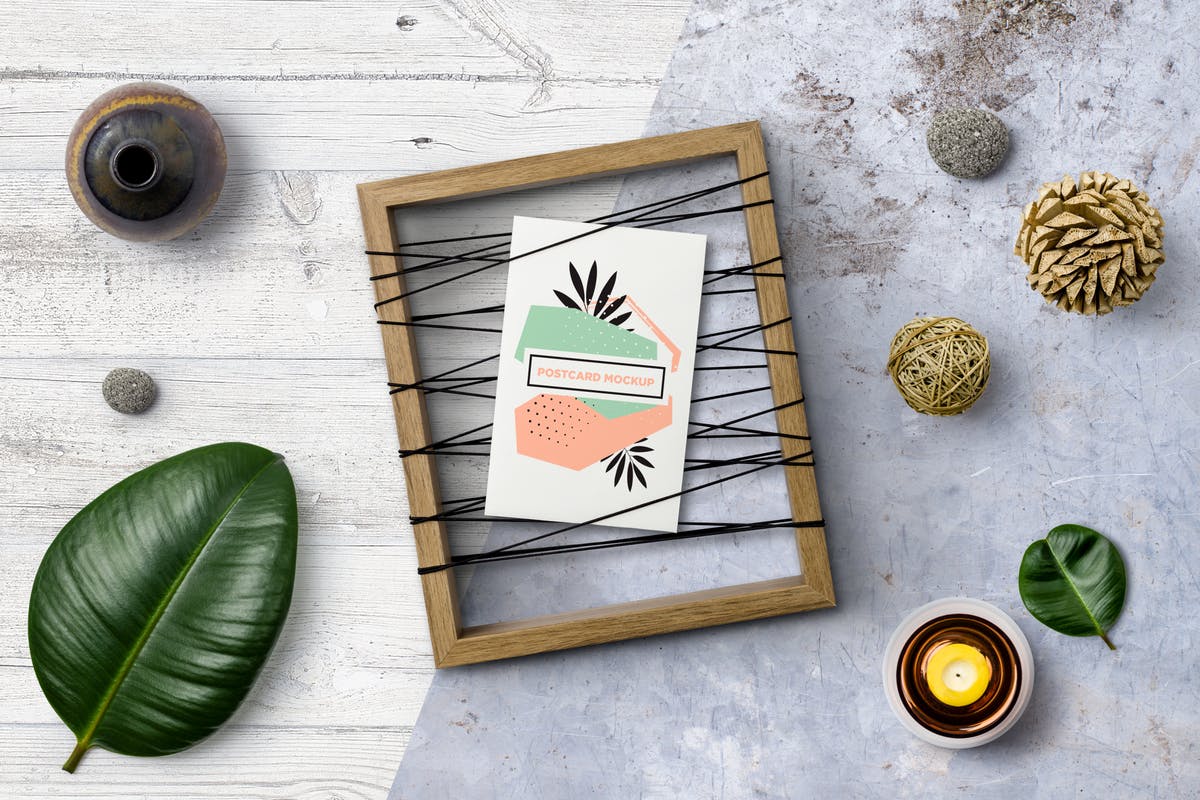 创意场景画框相框样机模板 Picture Frame Scene Generator插图