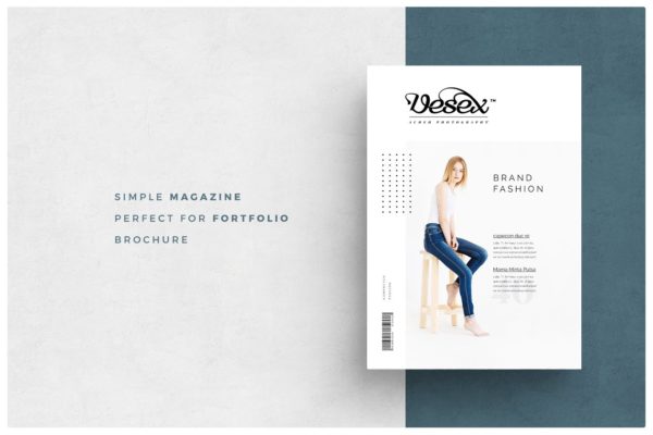 时尚范儿杂志模板 Magazine Template