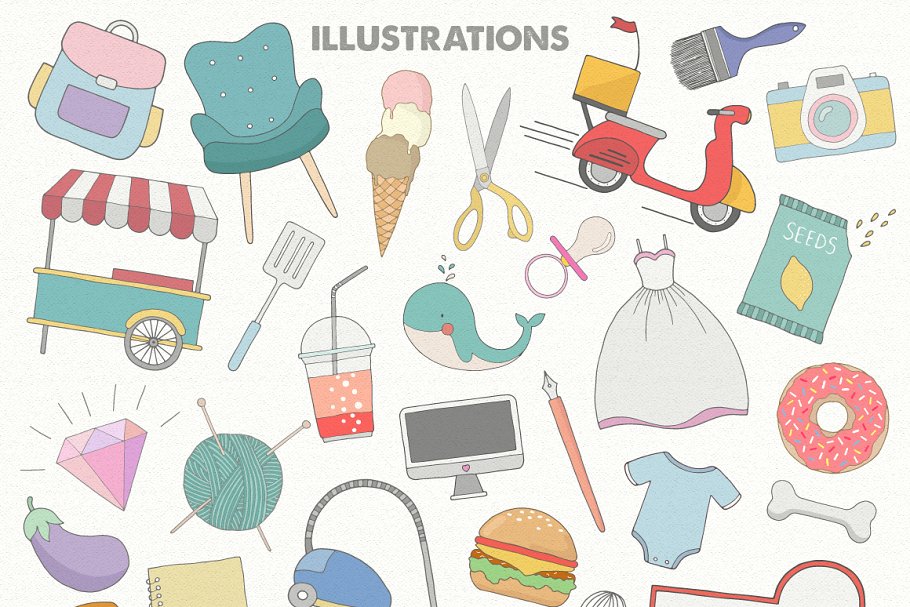 Logo设计大师工具箱[590+素材元素] Logo Toolkit – Over 590 Elements Pro插图(5)