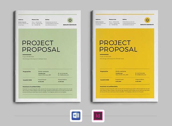 一款浅色系创意简洁画册下载[DOC, INDD]