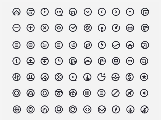 Circlecons素材之家精选sketch素材
