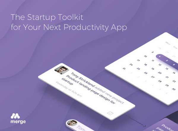 现代社交媒体 APP UI 套件 MERGE Mobile Startup Toolkit