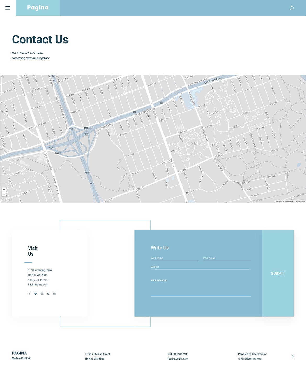 创意产品/设计展示网站设计PSD模板 Pagina | Creative Portfolio PSD Template插图(12)