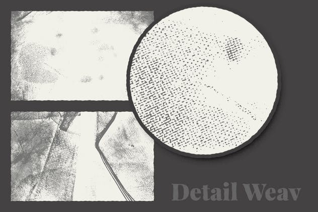 复古怀旧风格半色调纺织纹理套装0.1 Textile Texture Pack 0.1插图(3)