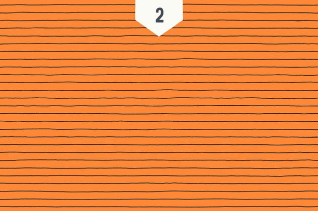 手绘风格线条图案背景纹理 Hand Illustrated Line Patterns插图(3)