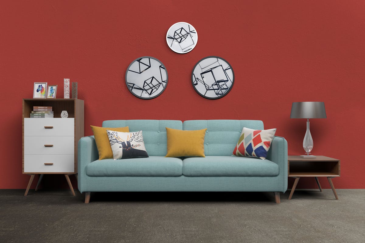 北欧简约风格装修设计场景样机 Mockup Interior Scene Creator – MK2插图