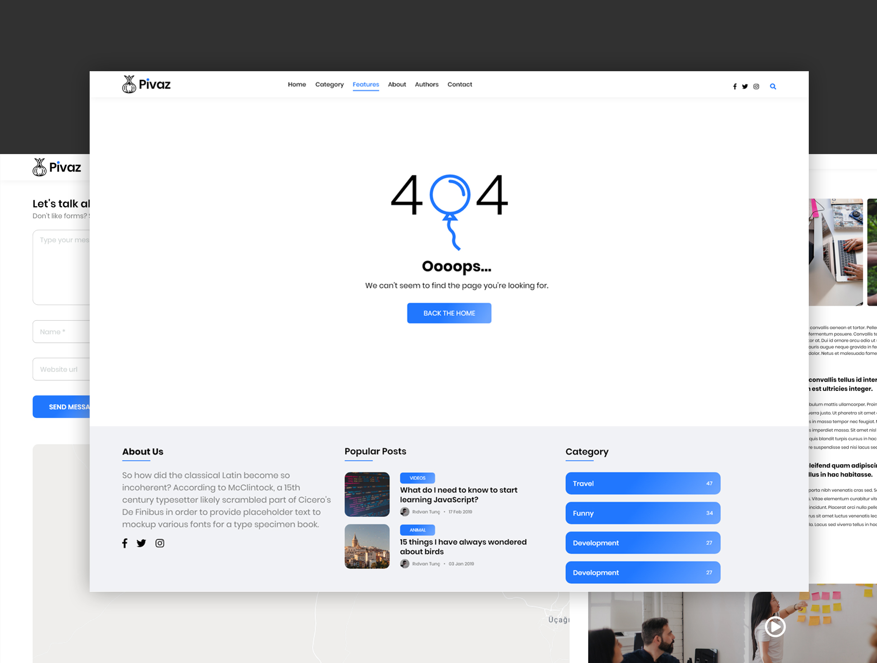 素材库下午茶：实用的网页博客主题模板下载[XD]插图(4)
