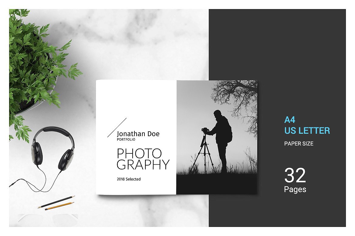 简约大图风格的专业的摄影主题杂志模板下载[indd]插图(25)