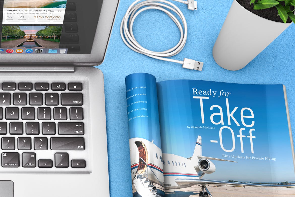 简约时尚清新配色的高品质品牌设计VI样机展示模型mockups插图(1)