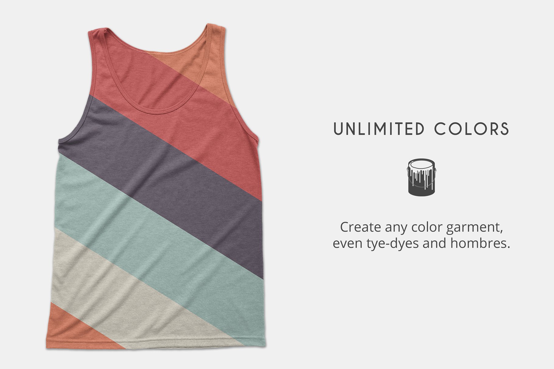 男士运动背心样机模板 Tri-Blend Tank-Top Unisex Mockups插图(4)