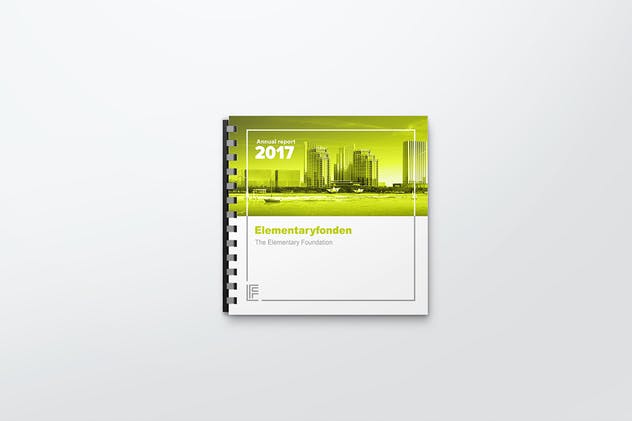 方形活页记事本样机模板V3 Comb Bound Book Mockups 3插图(5)