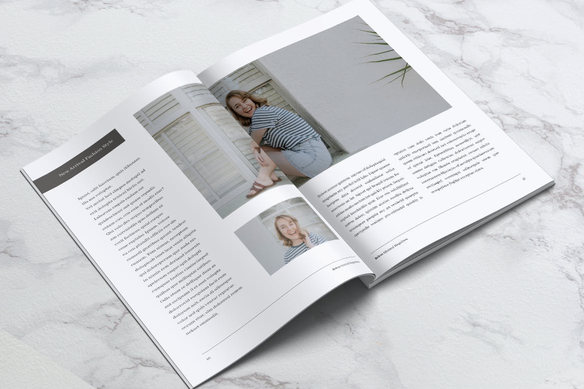 高端优雅时尚服饰杂志版式设计模板 BELEZA Fashion Magazines插图(8)