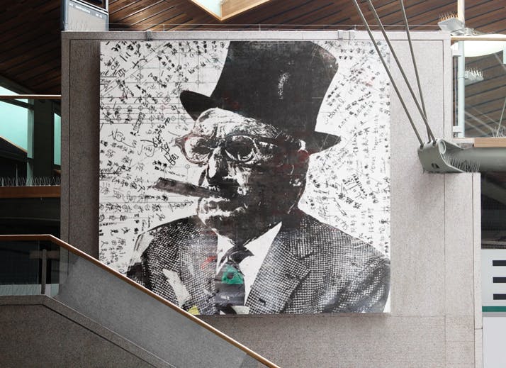 方形城市海报广告牌展示样机素材库精选 Urban City Poster Billboard Mock-up插图(1)