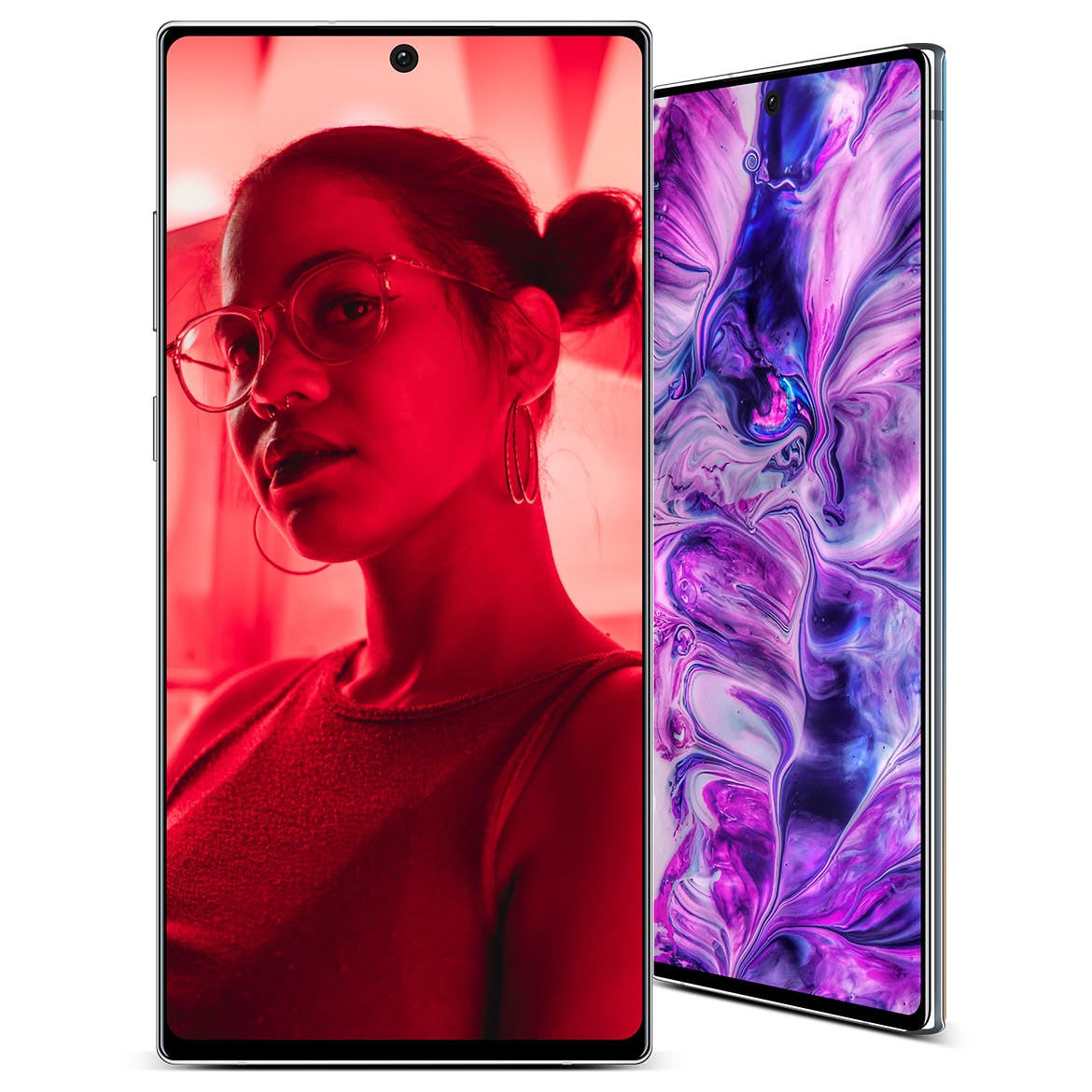 三星Note 10手机样机分层PSD模板 Note 10 Layered PSD MockUps插图(1)