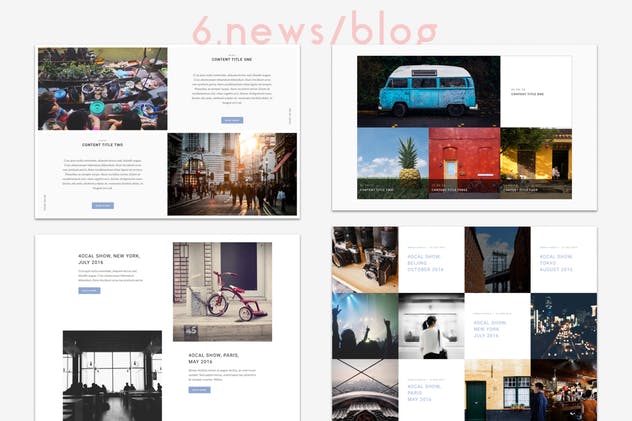 专业的Web用户界面工具包[260+UI组件] 4ocal Web UI Kit for Photoshop插图(9)
