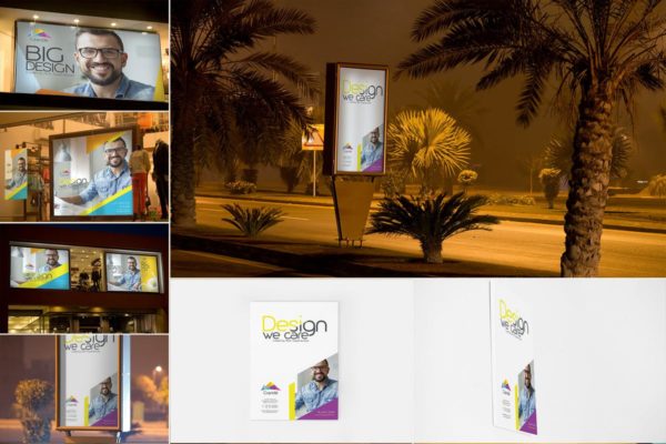 城市路边海报/灯箱广告牌样机 Road Posters &amp; Billboard Mockups