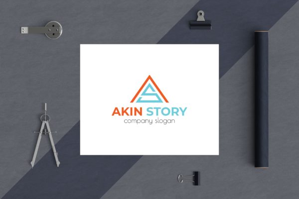 基于A字母图形的企业Logo设计素材库精选模板 Letter Based Business Logo Template