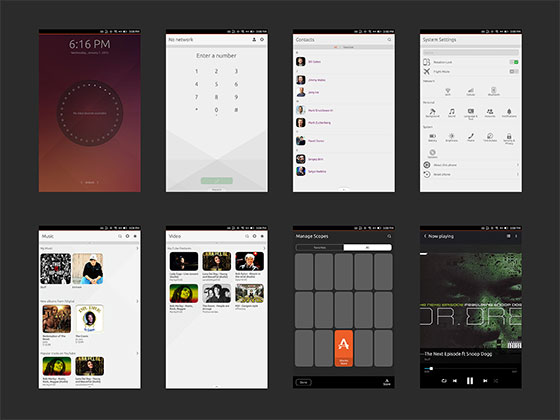 Ubuntu Touch GUI素材之家精选sketch素材