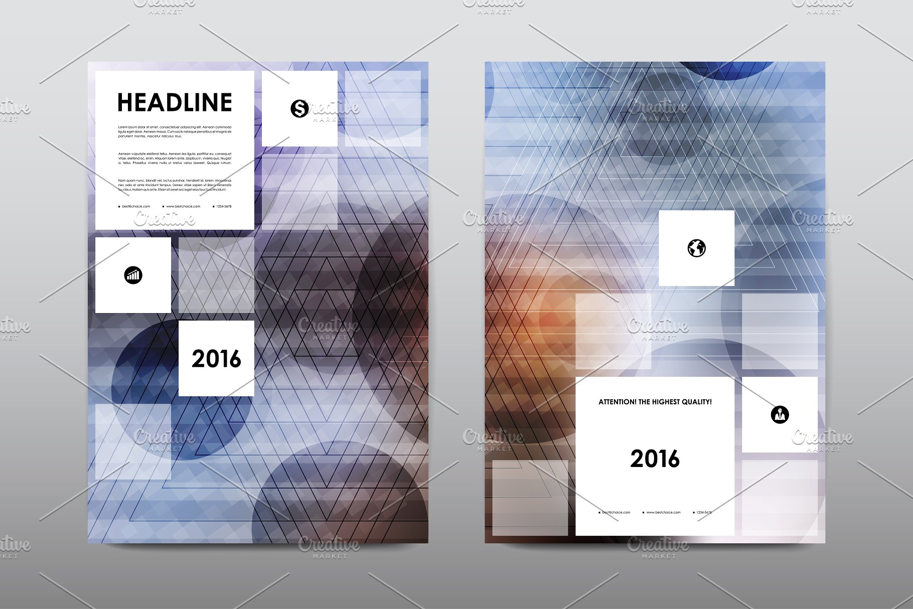 50+商业企业宣传小册子模板 50+ Business Brochures Bundle插图(4)