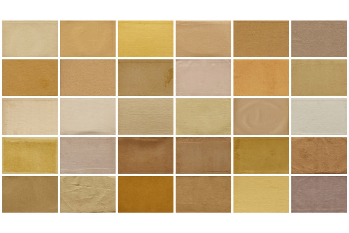 30种复古纸张纹理背景设计素材v09 30 Vintage Paper Textures | 09插图(1)