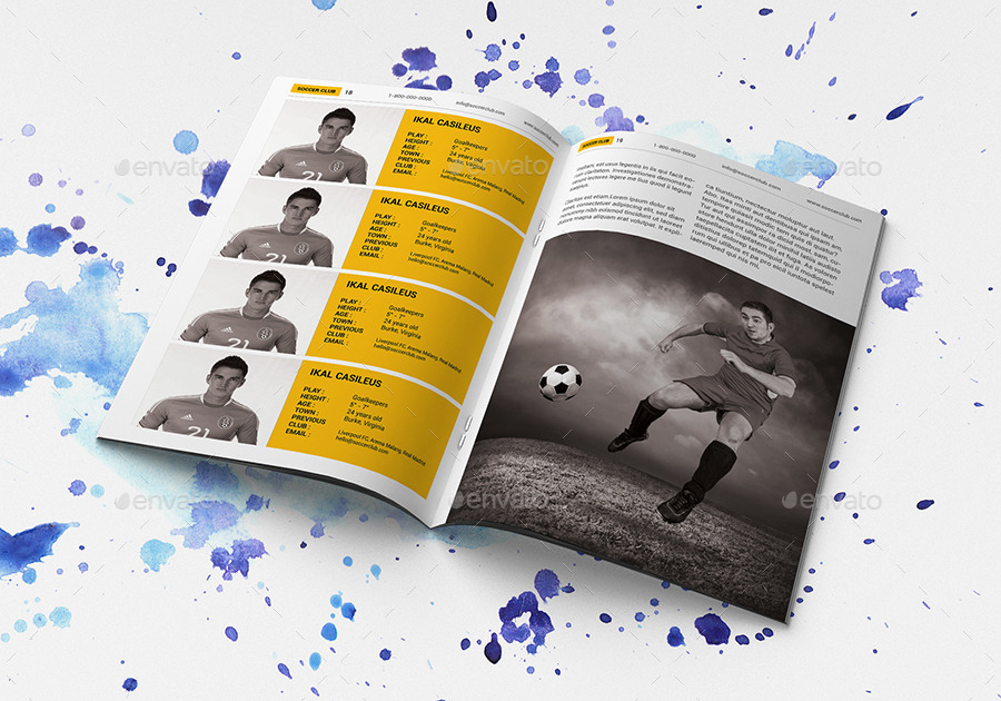 多用途足球俱乐部特色小册子插图(10)