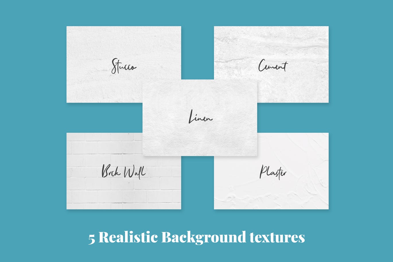 照片墙设计预览样机模板 Mini Mood Board: Polaroid Line Up插图(2)