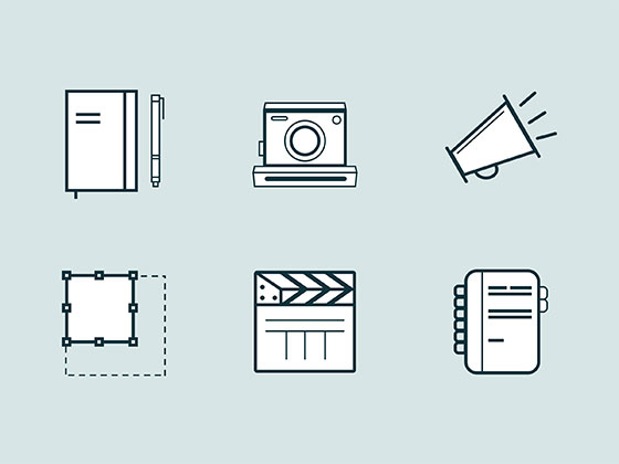 艺术工作图标素材之家精选sketch素材