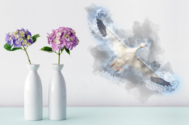 质朴的动物水彩手绘插图Vol.1 Rustic Watercolor Animals – Volume 1插图(6)