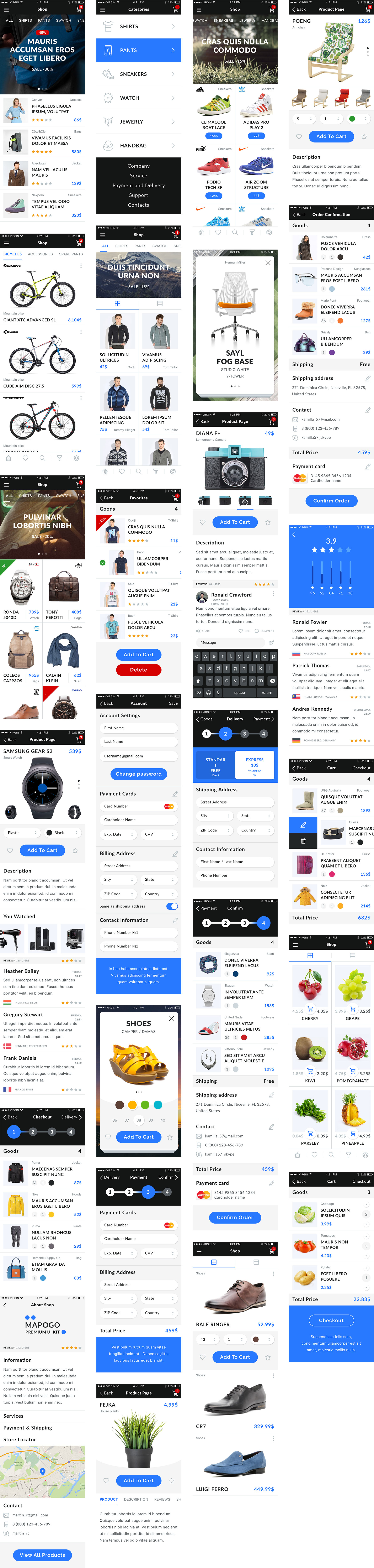Mapogo 电商界面包