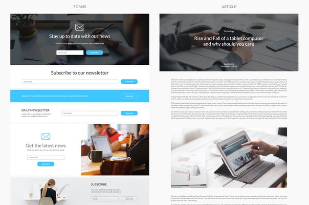 网站项目快速启动 UI 套件 Inception UI Kit插图(10)