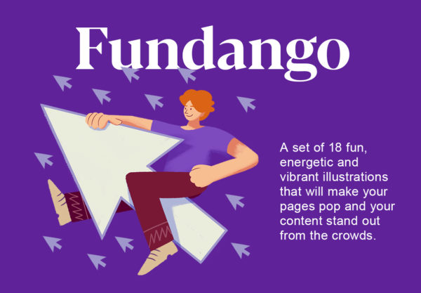 素材库下午茶：充满活力的矢量插画素材下载[PSD]