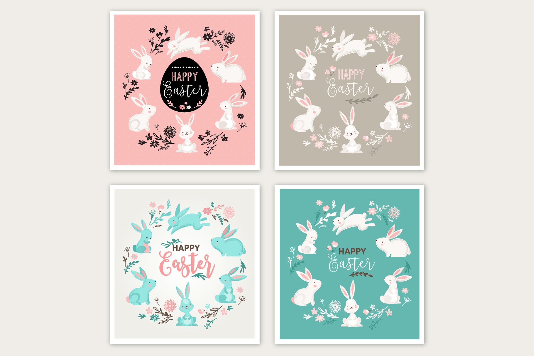 复活节节日元素插画素材 Easter – a huge collection插图(2)