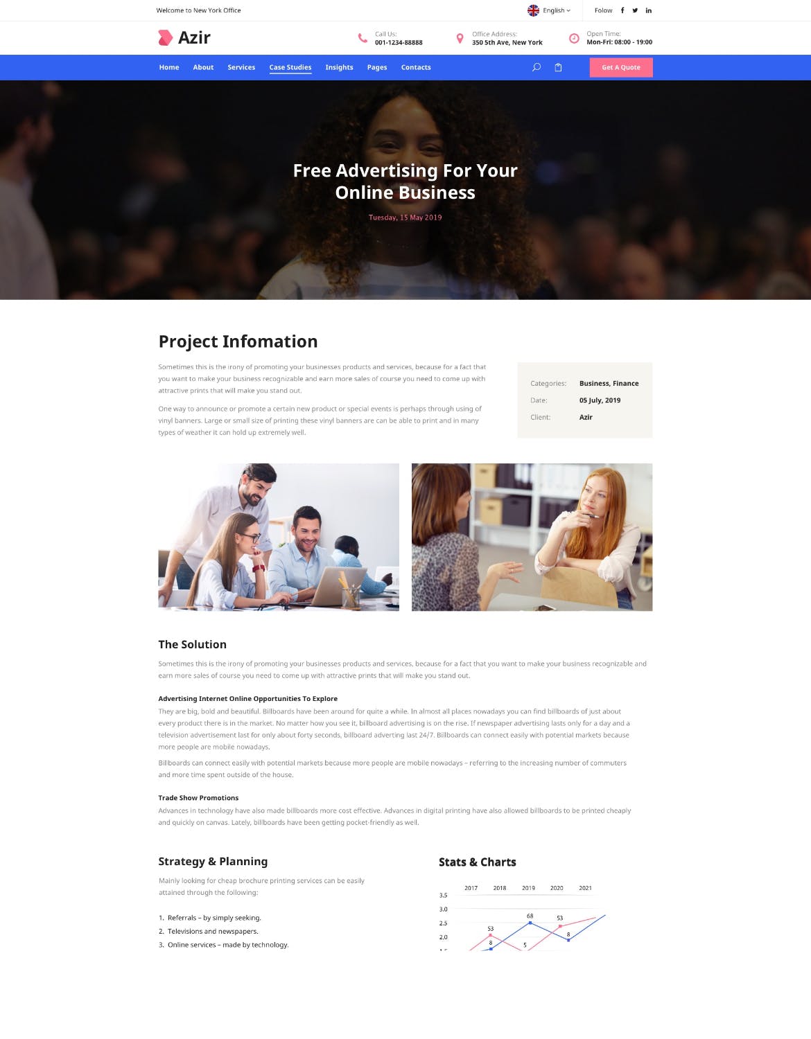 金融财务咨询企业网站设计SKETCH模板素材 Azir | Consulting Finance Sketch App Tempate插图(13)