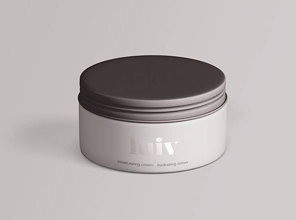 化妆品膏霜盒包装设计样机 Cosmetics Jar Mockup