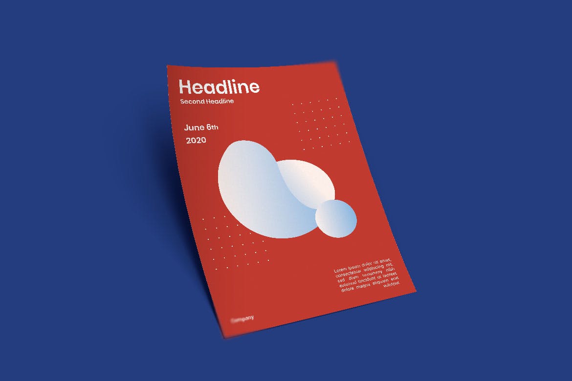 极简设计风格几何图形创意海报设计模板 Barnabas Poster Design插图(2)