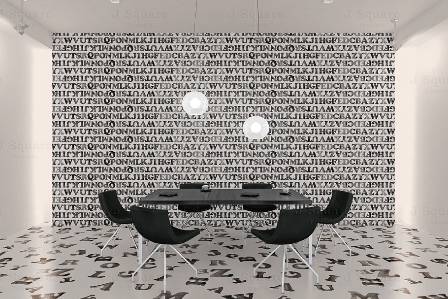 水彩字母&数字剪贴画 Watercolor Alphabet & Number Bundle插图(5)