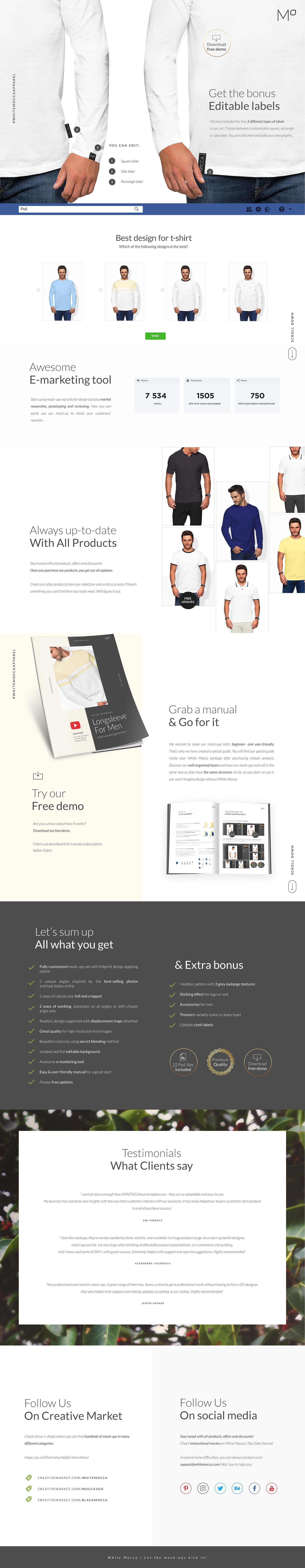 时尚男模特长袖服装展示模型Mockups下载2.44 GB[psd]插图(3)